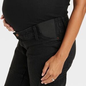 Mid Rise Straight Fit Full Straight-Leg Jeans : Isabel Maternity